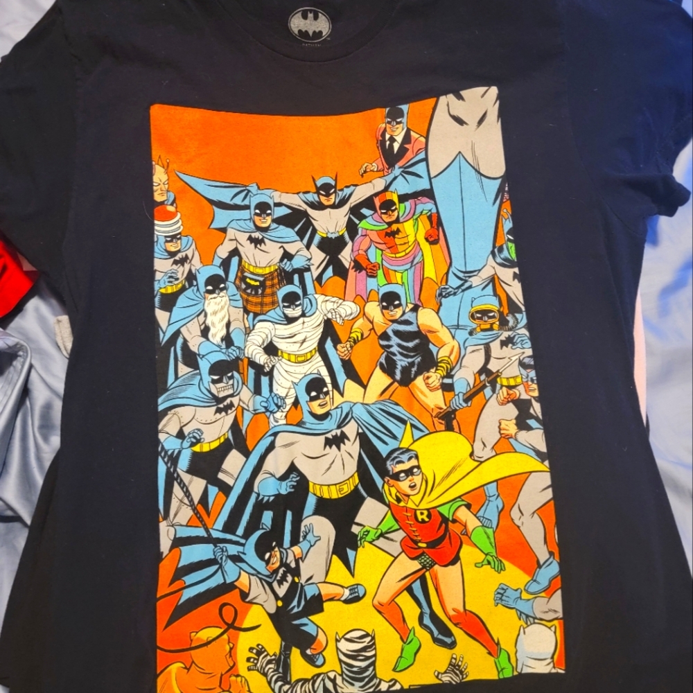 Many Lives of Batman Shirt Large